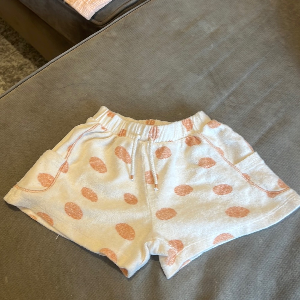 Zara toddler girl terry cloth shorts, size 2-3 yrs
